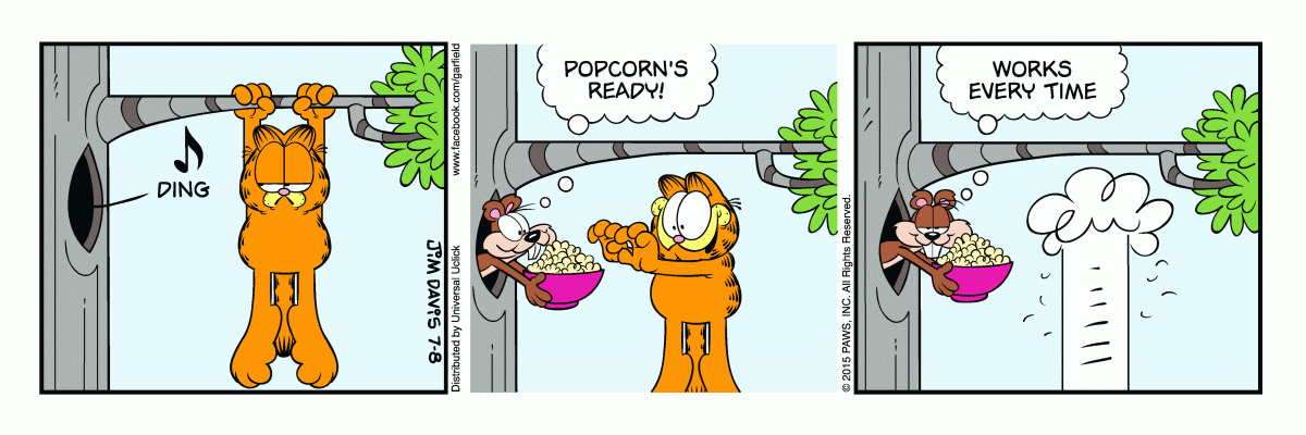 Garfield, July 8, 2015