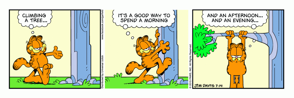 Garfield, July 14, 2015