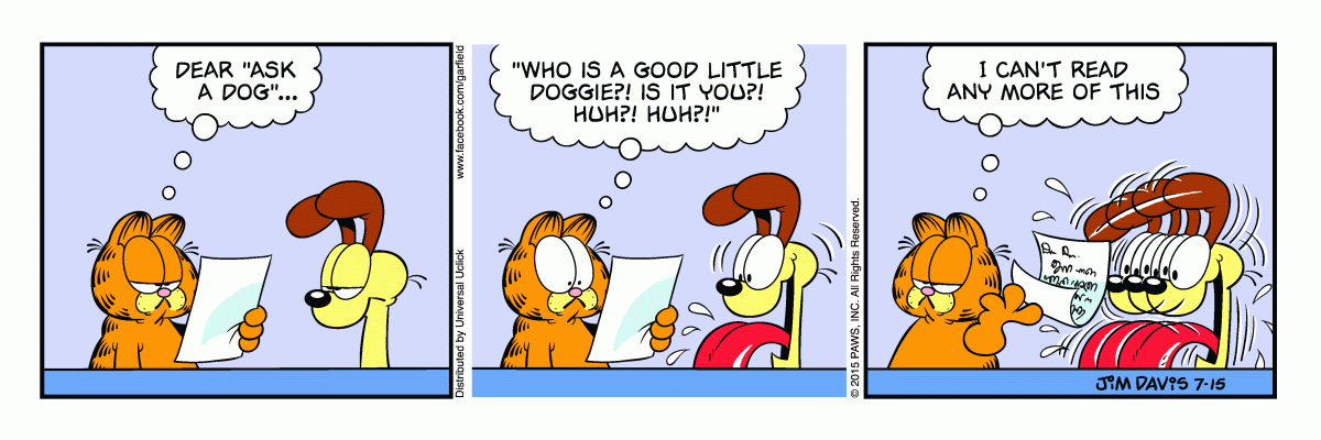 Garfield, July 15, 2015