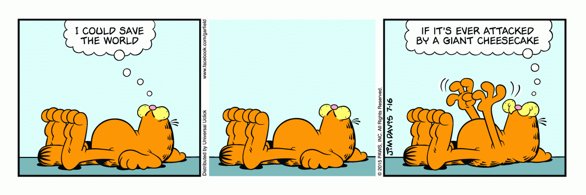 Garfield, July 16, 2015