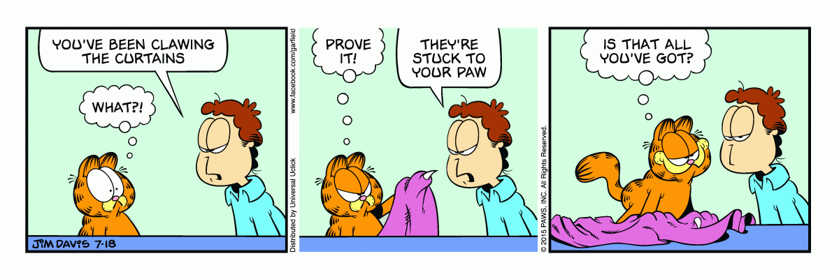 Garfield, July 18, 2015