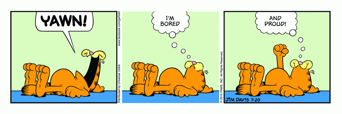 Garfield, July 20, 2015