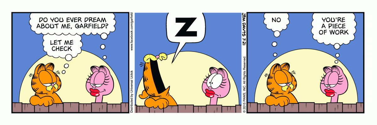 Garfield, July 21, 2015