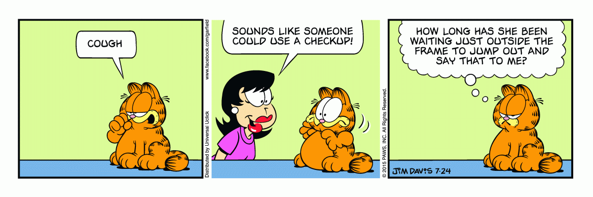 Garfield, July 24, 2015