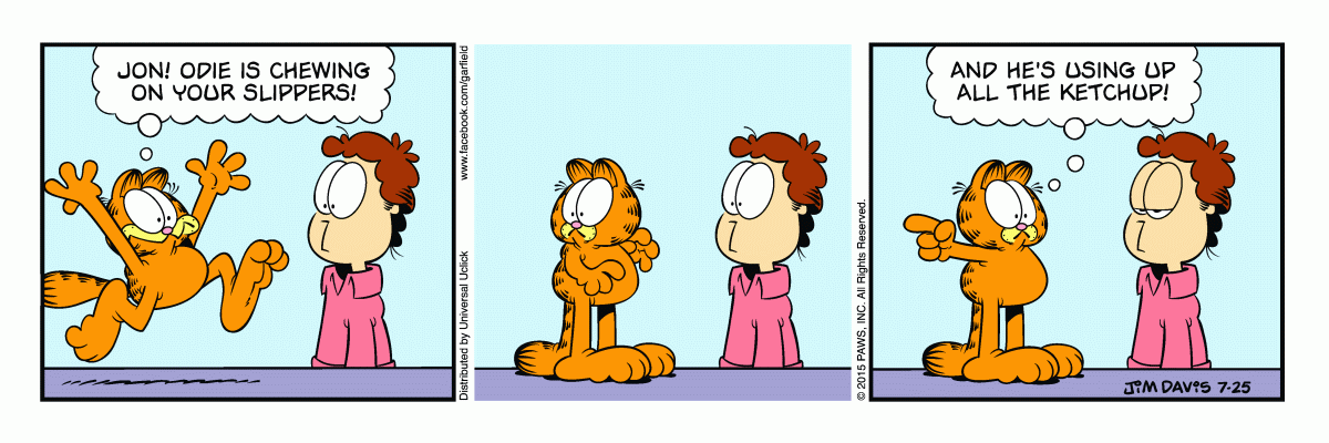 Garfield, July 25, 2015