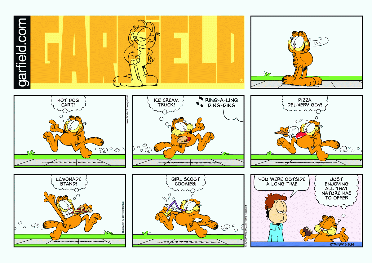 Garfield, July 26, 2015