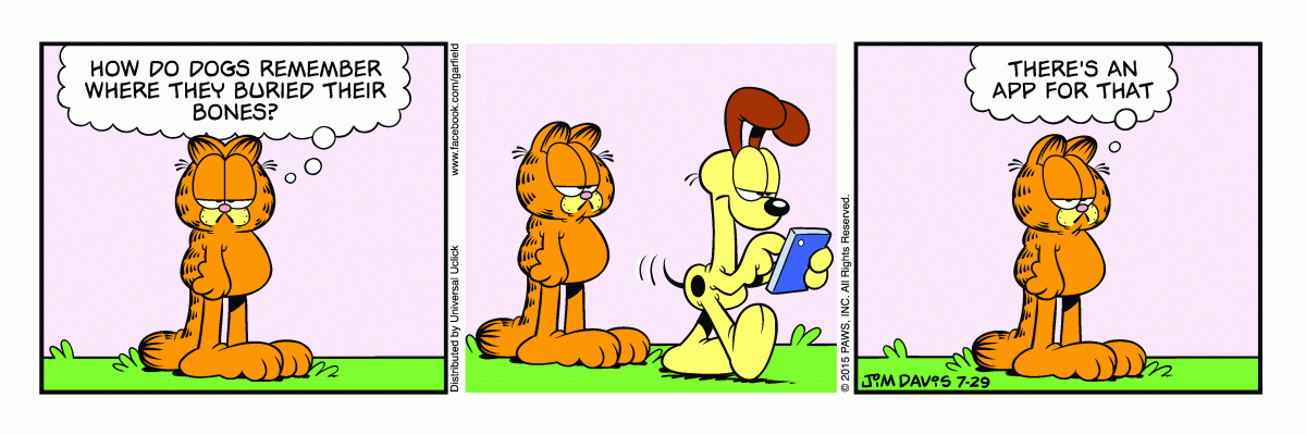 Garfield, July 29, 2015