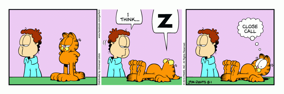 Garfield, August 1, 2015