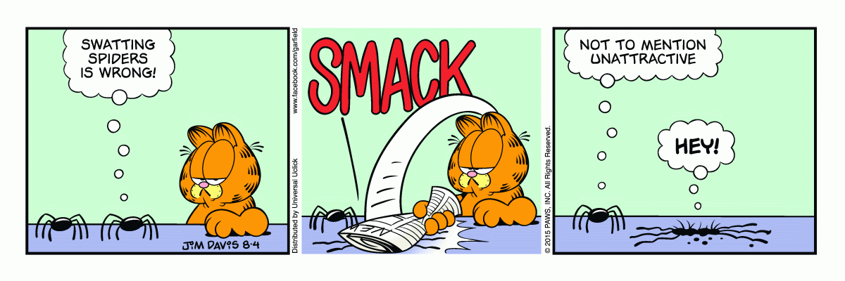 Garfield, August 4, 2015