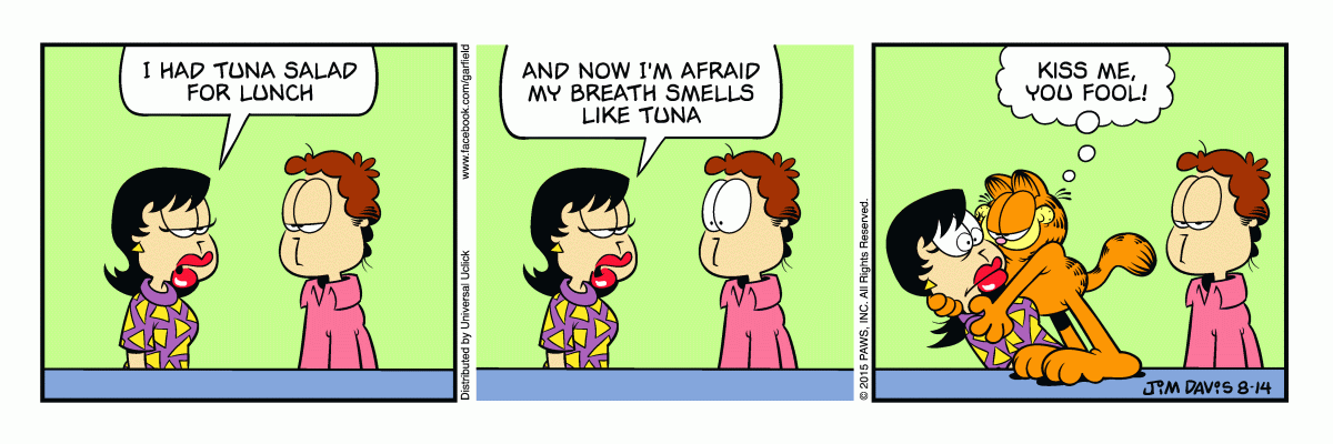 Garfield, August 14, 2015