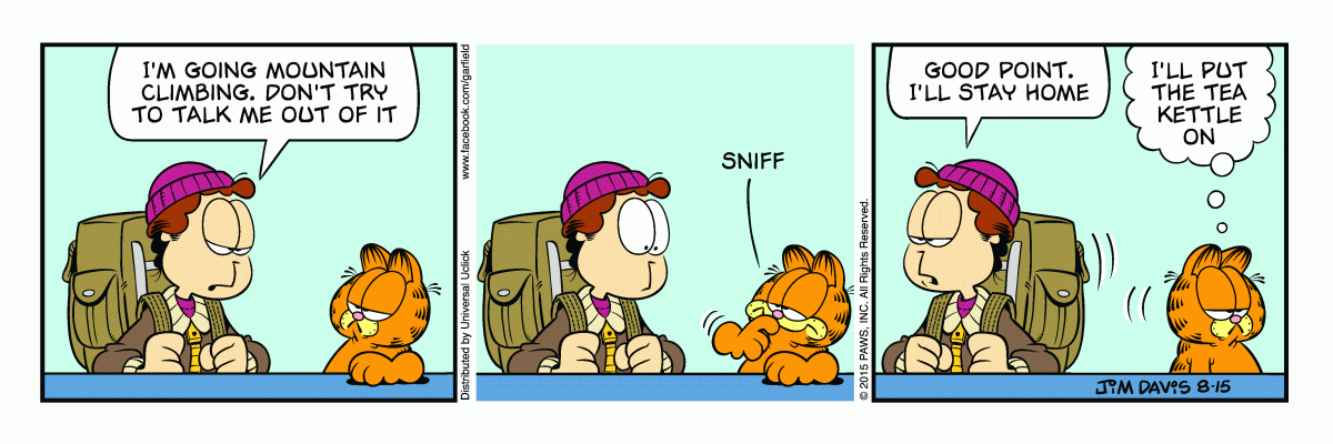 Garfield, August 15, 2015