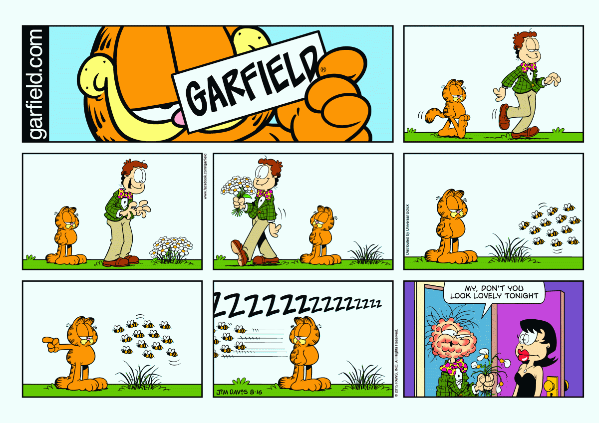 Garfield, August 16, 2015