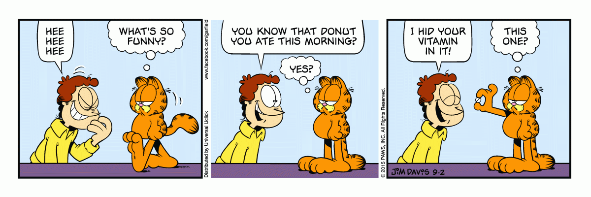 Garfield, September 2, 2015