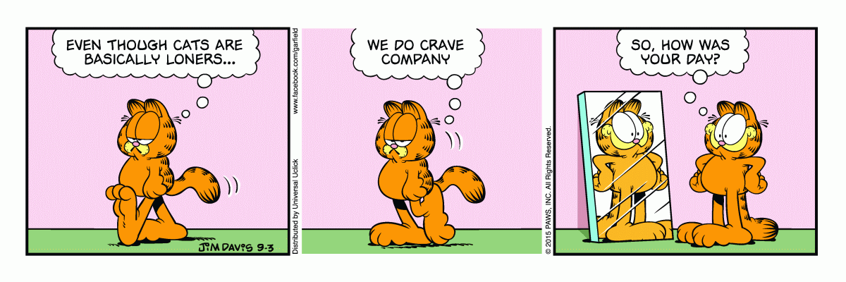 Garfield, September 3, 2015