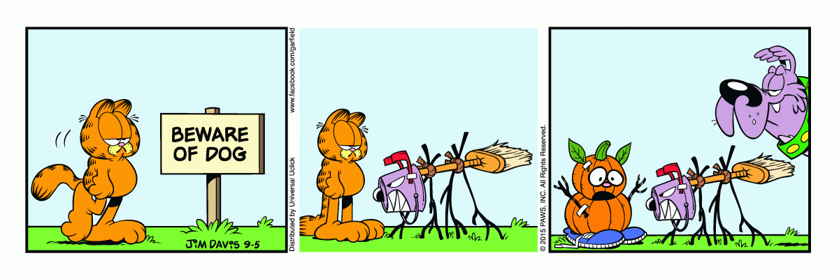 Garfield, September 5, 2015