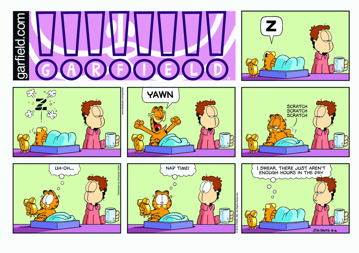 Garfield, September 6, 2015