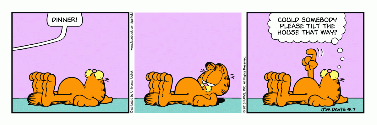 Garfield, September 7, 2015