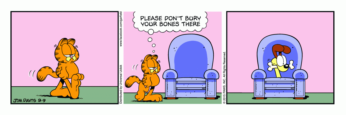 Garfield, September 9, 2015