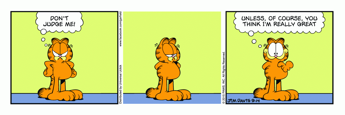 Garfield, September 14, 2015