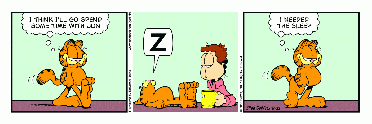 Garfield, September 21, 2015