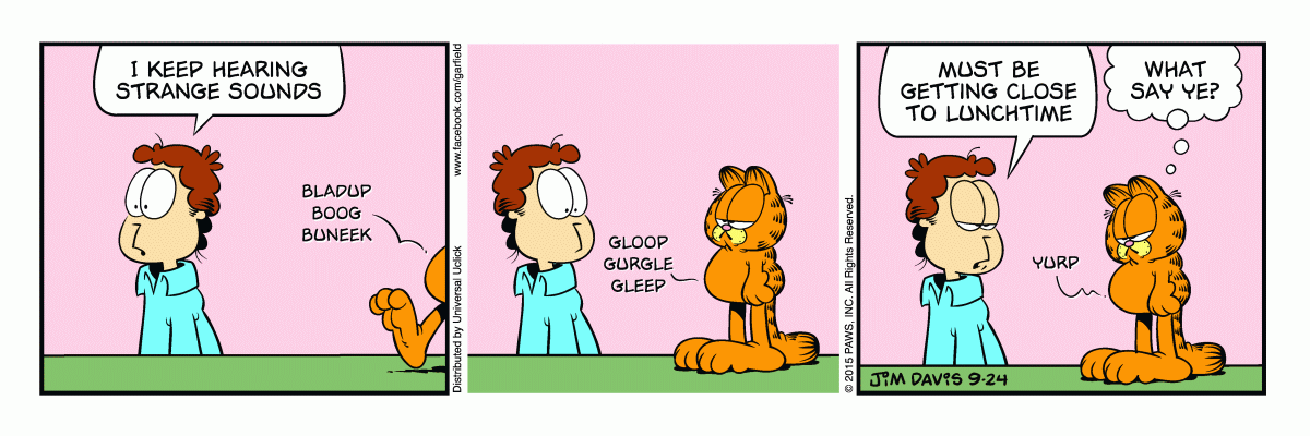 Garfield, September 24, 2015