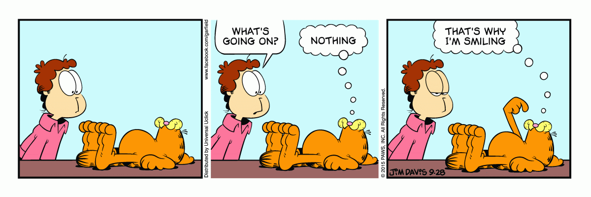 Garfield, September 28, 2015