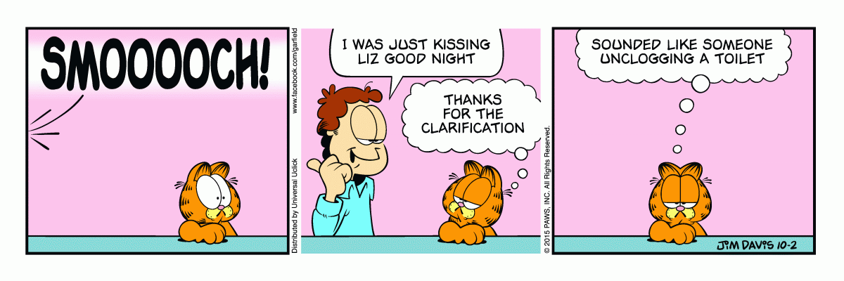 Garfield, October 2, 2015