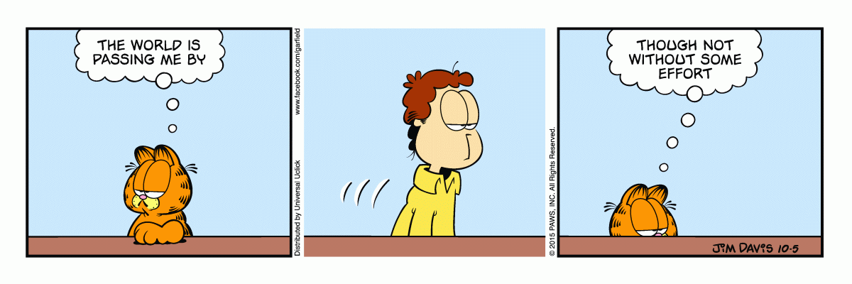 Garfield, October 5, 2015