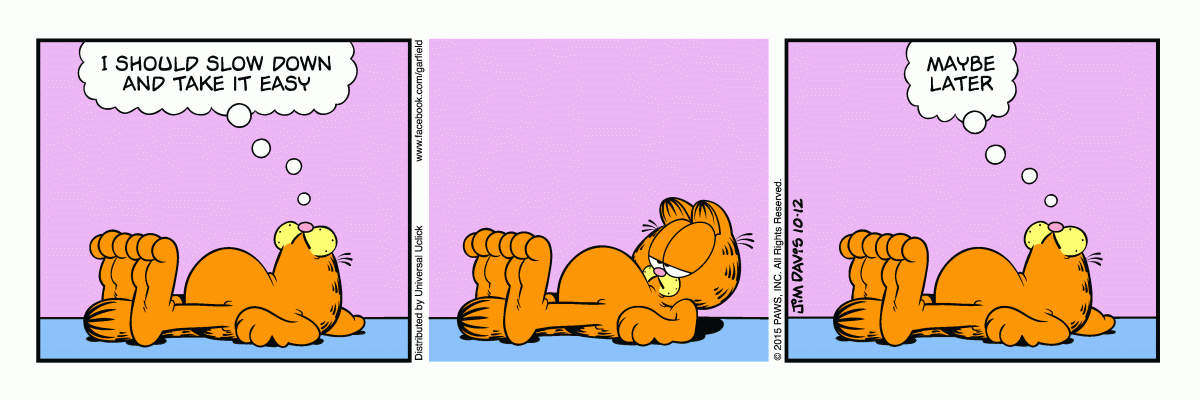 Garfield, October 12, 2015