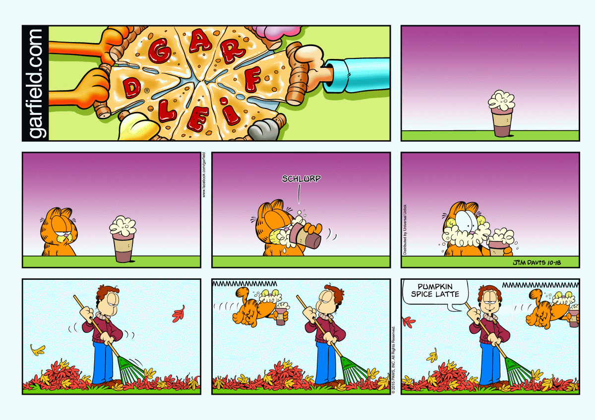 Garfield, October 18, 2015