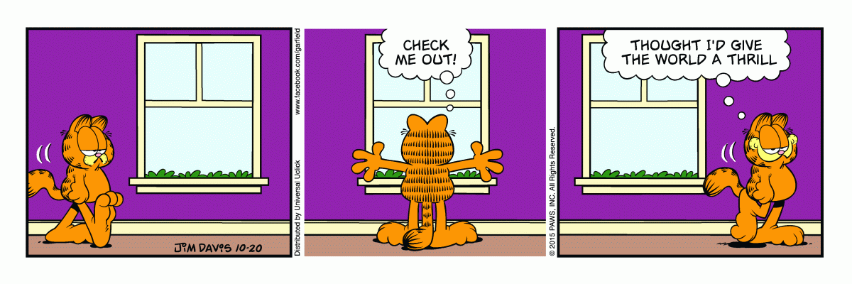 Garfield, October 20, 2015