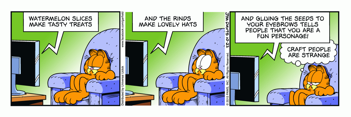 Garfield, October 22, 2015