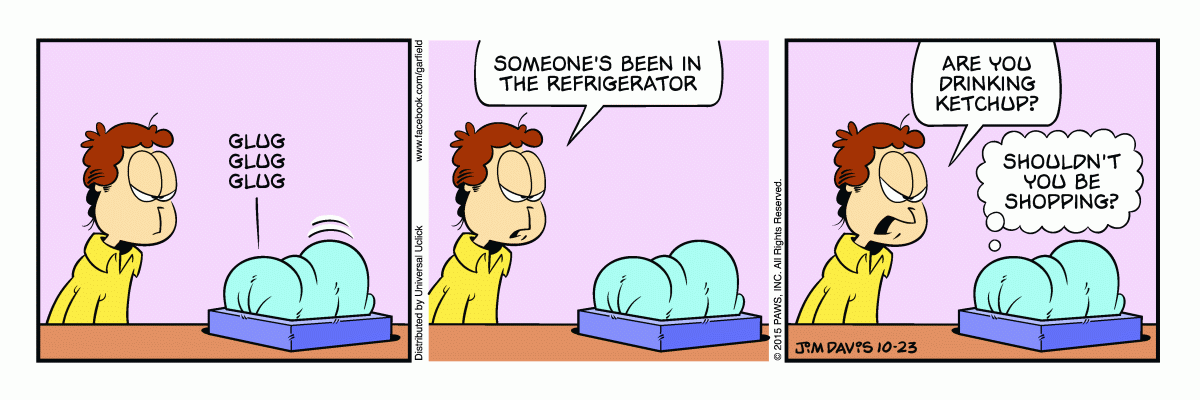 Garfield, October 23, 2015