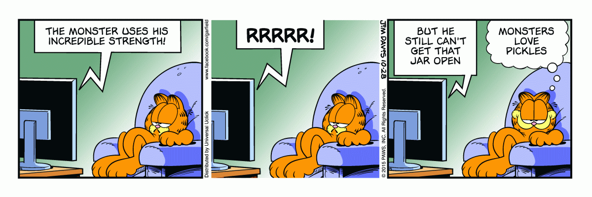 Garfield, October 28, 2015