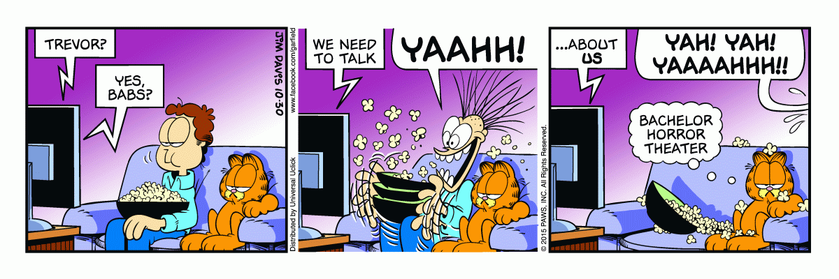 Garfield, October 30, 2015