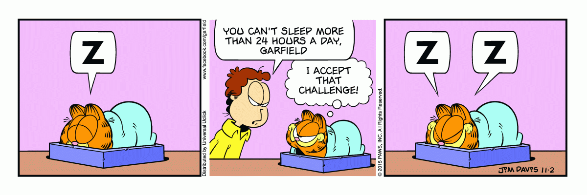 Garfield, November 2, 2015