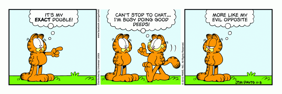 Garfield, November 3, 2015