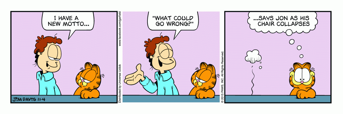 Garfield, November 4, 2015
