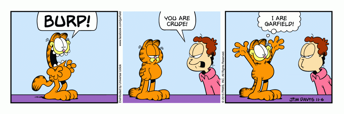 Garfield, November 6, 2015