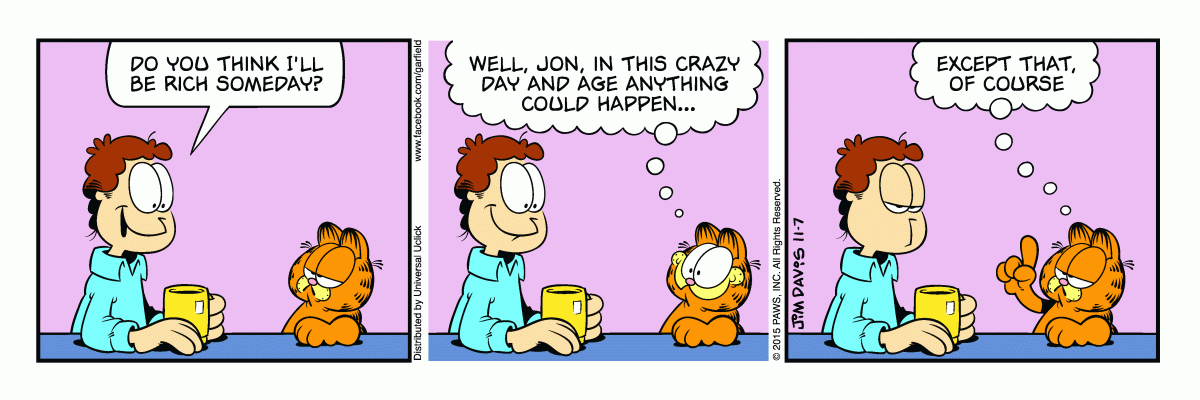 Garfield, November 7, 2015