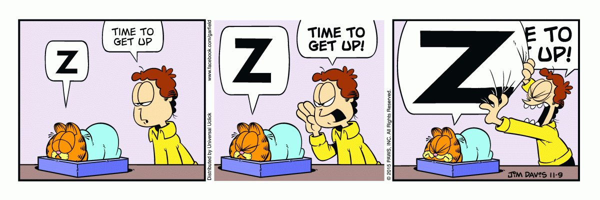 Garfield, November 9, 2015