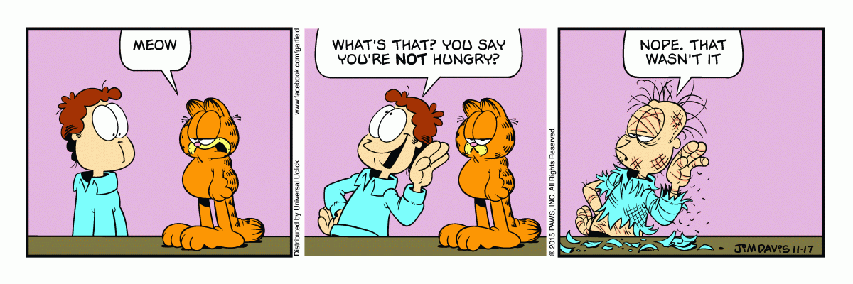 Garfield, November 17, 2015