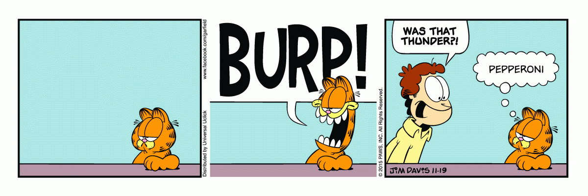 Garfield, November 19, 2015
