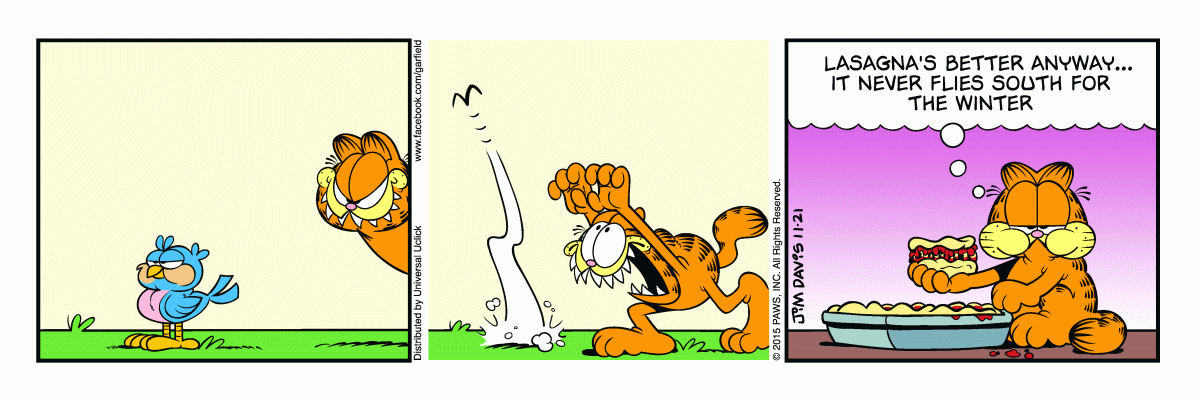Garfield, November 21, 2015