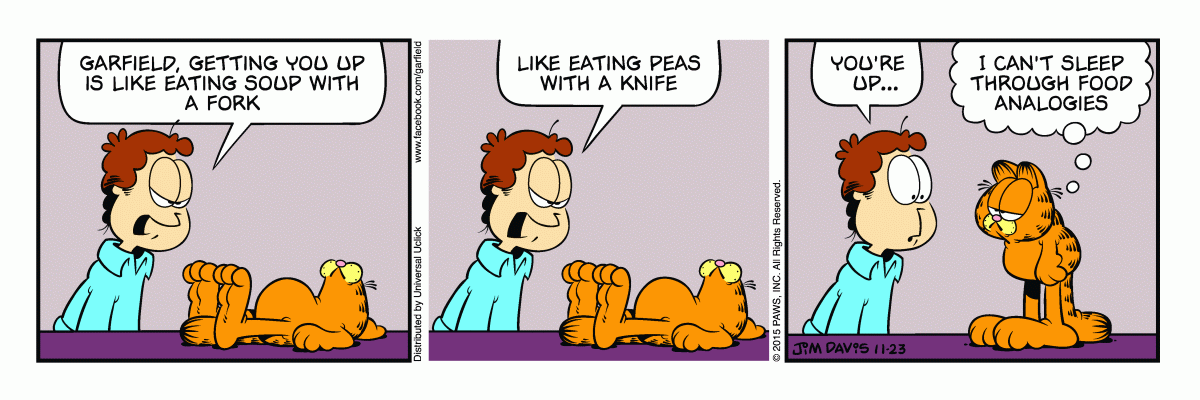 Garfield, November 23, 2015