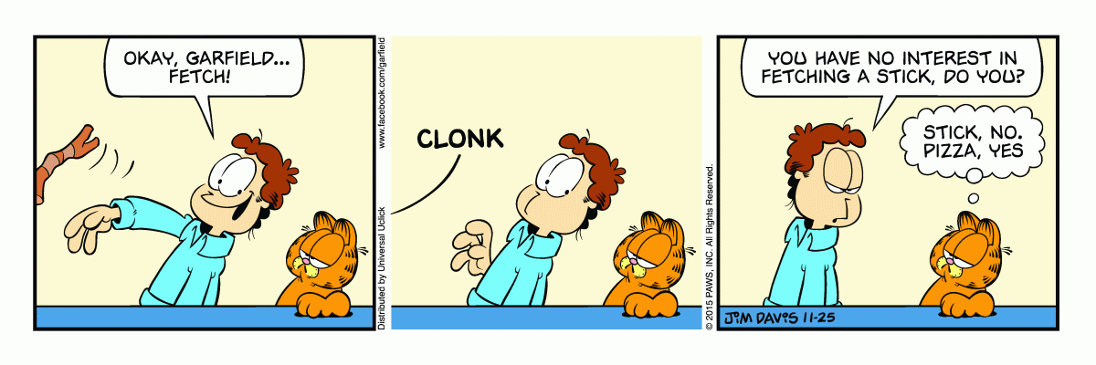 Garfield, November 25, 2015