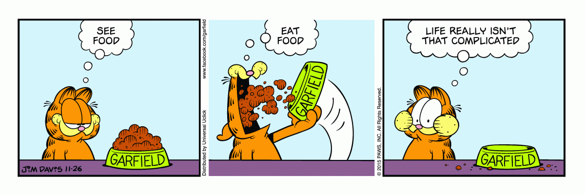 Garfield, November 26, 2015