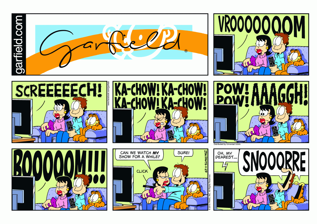 Garfield, November 29, 2015
