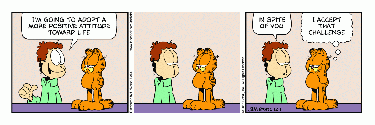 Garfield, December 1, 2015