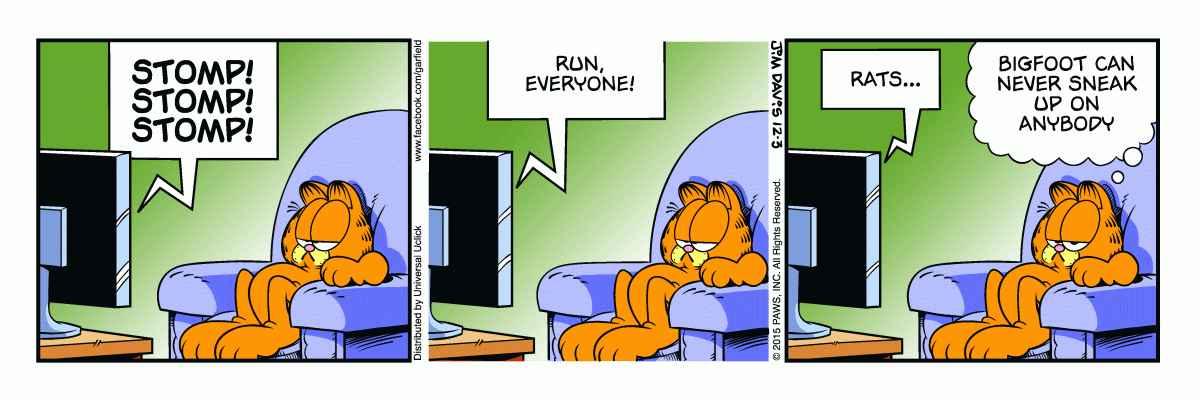 Garfield, December 3, 2015